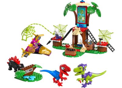Spidey and Gobby's Raptor Battle at Tree House HQ